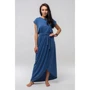 Платье FLFashion Asti ППА 2134 48-50 синее повседневное длинное макси