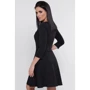 Платье FashionUp PL-1751B 42 черное повседневное до середины бедра: Состав Вискоза, Эластан