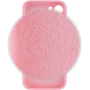 Чехол для iPhone Mobile Case Silicone Case Full Camera Protective Light Pink for iPhone 15 Plus: Материалы Силикон