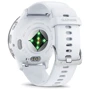 Смарт-часы Garmin Venu 3 Silver Stainless Steel Bezel with Whitestone Case and Silicone Band (010-02784-00): Материал ремешка Силикон