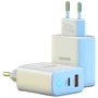 Зарядное устройство ArmorStandart Wall Charger 2xUSB-C+USB PD 30W White (ARM69689): Особенности Power Delivery (PD), Быстрая зарядка, USB-C