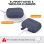 Чехол для наушников AhaStyle Silicone Case with strap Midnight Blue (X003E41MYN) for Apple AirPods Pro 2 фото 2