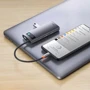 Адаптер Baseus Adapter Metal Gleam Series USB-C to HDMI+3xUSB3.0+PD+VGA+RJ45 Gray (WKWG040013) фото 9
