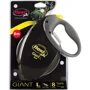Поводок-рулетка Flexi Giant Neon L до 50 кг 8 м черный (4000498015568): Тип шнура Лента