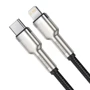 Кабель Baseus Cable USB-C to Lightning Cafule Metal PD 20W 2m Black (CATLJK-B01): Довжина 2 м