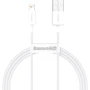 Кабель Baseus USB Cable to Lightning Superior Series 2.4A White 2m (CALYS-C02)