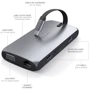 Адаптер Satechi Adapter USB-C to USB-C + HDMI + VGA + 2xUSB3.0 + SD + RJ45 Space Grey (ST-UCMBAM): Колір сірий