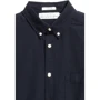 Рубашка H&M 4555495 48 синяя с длинным рукавом: Длина рукава Длинный