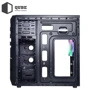 Корпус QUBE QB932A 500W Black (QB932A_W35U3): Матеріал передній панелі пластик
