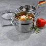 Каструля KELA Flavoria з пароваркою 20 см 2.4 л (10191): Тип Каструля з пароваркою