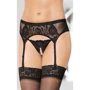 Пояс для чулок SoftLine - Garterbelt 3319, M/L (black)