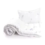 Одеяло Руно Silver Swan 140х205 см + подушка 50х70 см из искусственного лебединого пуха (924.52_Silver Swan)