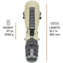 Подзорная труба Bushnell ET884060H 8-40x60mm Elite Tactical, LMSS2, H322, Rail fde (1013.00.81) фото 3