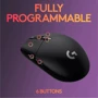 Мышь Logitech G304 Lightspeed Black (910-005284 910-005286): Интерфейс подключения Wireless
