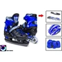 Комплект ролики-коньки с защитой 2in1 Scale Sport. Dark blue (размер 29-33) 97811142: Цвет синий