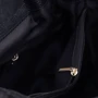 Женская сумка-мешок Keizer черная (K1KD733-black): Фактура Зернистая, Матовая
