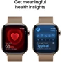 Apple Watch Series 11 GPS + Cellular 42mm Gold Titanium Case with Gold Milanese Loop (MF8Y4)