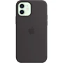 Чохол для iPhone Apple Silicone Case with MagSafe Black (MHL73) for iPhone 12 / iPhone 12 Pro: Колір чорний