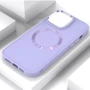 Чехол для iPhone TPU Case Bonbon Metal Style with MagSafe Dasheen for iPhone 15 Plus: Цвет фиолетовый