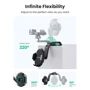 Держатель Ugreen Car Holder LP405 Waterfall-Shaped Suction Cup Black (20473): Особенности автодержатель