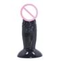Анальный фаллоимитатор на присоске XESE RD-33 BLACK SOFT