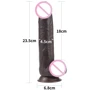 Фаллоимитатор LoveToy Sliding-Skin Dual Layer Dong 9" Black