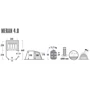 Палатка High Peak Meran 4.0 Light Grey/Dark Grey/Green (11806)
