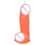 Свеча LOVE FLAME - Dildo L ORANGE Fluor, CPS01-ORANGE