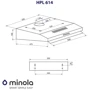 Вытяжка Minola HPL 614 I: Тип воздухоочистителя Рециркуляция, Отвод