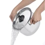 Каструля Barazzoni Scola Veloce Inox для пасти та овочів з кришкою 22 см 5.5 л (42014802280): Діаметр, см 22
