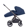 Коляска универсальная 2 в 1 Carrello Ultra CRL-6525 Morning Blue 2024 (CRL-6525 Morning Blue 2024): Материал колес резина