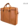 Сумка для ноутбуков Solier 17" KILBRIDGE Leather Case Camel (SL03Camel): Форм-фактор 17"