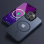 Чохол для iPhone Mobile Case TPU+PC Metal Buttons with MagSafe Colorful Blue для iPhone 13 Pro Max: Колір синий