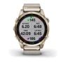 Смарт-часы Garmin Fenix 7S Sapphire Solar Cream Gold Titanium with Cream Heathered Nylon Band (010-02539-39): Цвет ремешка кремовый