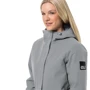 Куртка Jack Wolfskin Nature Woods Coat W 1114241-6038 40 сіра зимова з капюшоном: Вид куртки