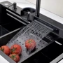 Кухонная мойка Lefton Two Outlets Waterfall Faucet Kitchen Sink with Digital Temperature Display & LED Lighting-KS2208: Количество чаш 1