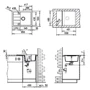 Teka ASTRAL 45 B-TG (40143582): Форма прямокутна