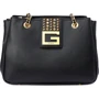 Женская сумка тоут Guess Bling Tri Cmprtmnt Shldr Stchl черная (HWVB7984090-BLA): Фактура Матовая, Зернистая