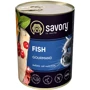 Влажный корм Savory для котов с рыбой 400 г (30655)
