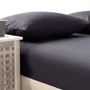 Простыня Hobby Poplin Gold на резинке 100x200 см Antracit серая (608307): Тип простынь
