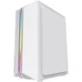 Корпус DarkFlash DK151 White: Матеріал передній панелі пластик и металл