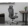 Крісло Mealux Q1 Air Fabric Grey (арт. HF Q-1 F/G) фото 12