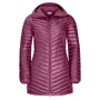 Пуховик Jack Wolfskin Atmosphere Coat W 1204691-2094 42 фиолетовый демисезонный с капюшоном