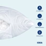 Подушка IDEIA серии Standart Plus 60х60 с молнией (8-31091): Наполнитель антиаллергенное синтетическое волокно
