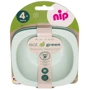 Мисочки для кормления глубокие Nip Зеленая серия, 2 шт., 300 мл, мятный (37065)