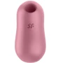 Вакуумный стимулятор с вибрацией Satisfyer Cotton Candy Light Red