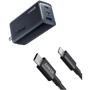Зарядний пристрій ANKER Wall Charger 2xUSB-C+USB  PowerPort 737 GaNPrime 120W Black (A2148311): Особливості Быстрая зарядка, USB-C, Power Delivery (PD)