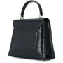 Жіноча сумка-сетчел Furla 1927 S Top Handle Bakpaco чорна (BAKPACOKO0000O6000): Фактура Тиснення, матова