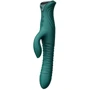 Пульсатор-кролик с вибрацией Zalo Mose 2 Turquoise Green