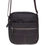 Мужская сумка через плечо Borsa Leather коричневая (K11020-brown)